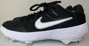Nike Alpha Huarache Elite 2 Low Metal Baseball Cleats Black AJ6873 001 Size 7 - Picture 1 of 12