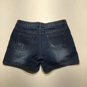 TomKid Shorts Girls Youth Size 165 (Not US Size) Denim Distressed Mid Rise Midi - Picture 1 of 11