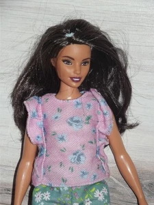 Barbie Fashionistas 2017 Fashionista Floral Frills Neysa #78 Curvy B88 - Picture 1 of 2