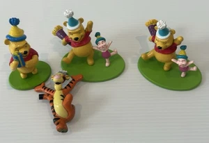 4x Winnie the Pooh Figures - Cake Toppers - Great Condition - Picture 1 of 4