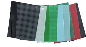 Lot 9 Quick Count & Unbranded Multi Color Plastic Canvas 7 Mesh Sheets New - Picture 1 of 2