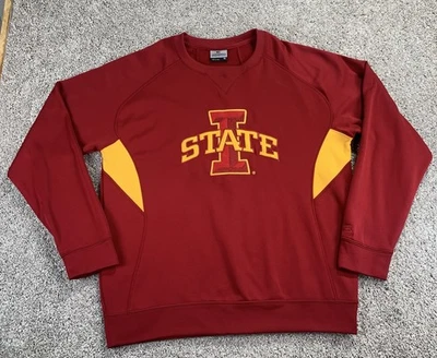 Iowa State Cyclones Red Crewneck Sweatshirt Colosseum Men’s XL - Image 1 of 4