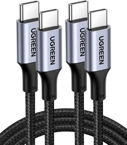 USB C to USB C Cable, 100W 2-Pack USB C Charger Cable for iPhone Samsung Galaxy - Picture 1 of 4