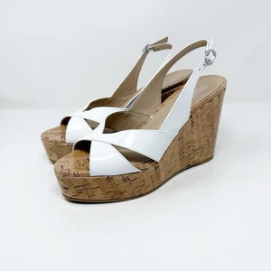 New Stuart Weitzman Carmen Wedge Sandal Sz US 9.5B - Picture 1 of 10