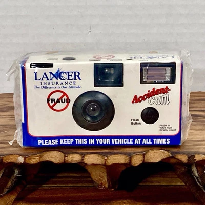 Accident-Cam Single Use Disposable Camera 'Be Prepared' New Old Stock Sealed - Image 1 of 4