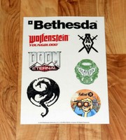 DOOM Eternal Wolfenstein Youngblood Fallout 76 Elder Scrolls Blades Aufkleber  
