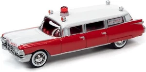 Ambulancia Cadillac Johnny Lightning 1:64 1959 roja modelo JLSP098-4F - Imagen 1 de 5
