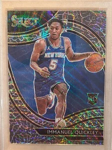 2021-22 Panini Select Immanuel Quickley ELEFANT PRIZM COURSIDE RC #276 SSP TOR - Bild 1 von 2