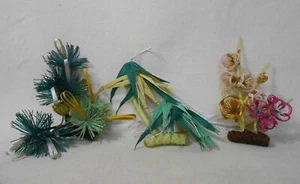 #02 Set di 3 pino tradizionale giapponese arte della corda artigianato MIZUHIKI-pino - bambù - prugna - Foto 1 di 10