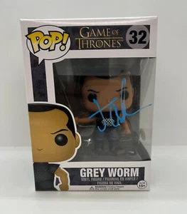 Jacob Anderson Signed Grey Worm Funko Pop Game Of Thrones #32 ACOA - Picture 1 of 4