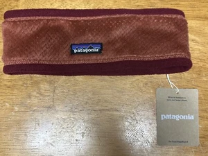 NEW Patagonia Womens Re-Tool Headband Winter Ear Wrap Hat Earmuffs Burgundy Rose - Picture 1 of 4