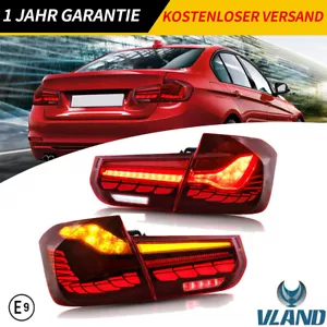 Luces traseras VLAND OLED Tail lights para BMW Serie 3 F30 F35 F80 Sedán 2013-2018 - Imagen 1 de 10