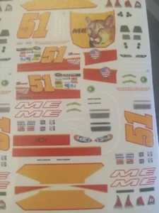 Kurt Busch ME Talladega Nights Tribute 1/64 Peel & Stick Decal - Picture 1 of 1