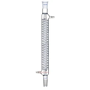 400mm 24/40 Glass Graham Condenser 40cm Jacket Coil Heat Exchanger Lab Glassware - Picture 1 of 1
