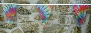 Tie-Dye Pattern Flag Polyester Bunting - Premium Quality - Picture 1 of 4
