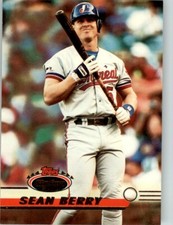 1993 Stadium Club MLB Sean Berry #184
