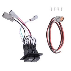 Double Rocker Trim Tab Control Switch Kit 10222-211D NEW - Picture 1 of 12