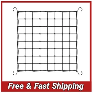 Trellis Netting, Scrog Net with 4 Hooks, 4X4 Trellis Net for Grow Tent Plant Net - Picture 1 of 9