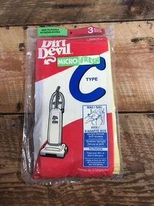 Dirt Devil MicroFresh Vacuum bag Type C Pack Of 3 - Picture 1 of 2