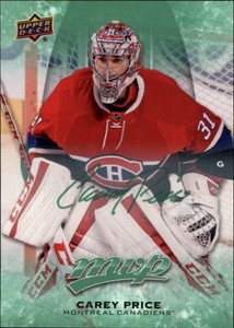 2016-17 Upper Deck MVP Green Script #204 Carey Price