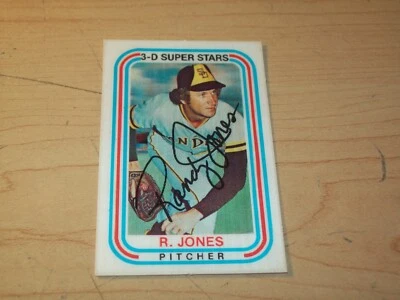 1976 KELLOGGS  RANDY JONES  #4 NO CRACKS - Image 1 of 2