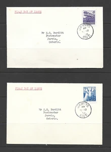 CANADA - 1955 National Wild Life Week - 2 FIRST DAY COVERS. - Bild 1 von 1