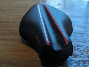 Fizik TRITONE 5.5 Saddle Bicycle Bike Seat Black With Red - Picture 1 of 9