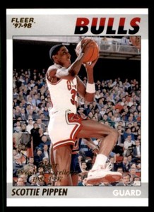 1997-98 Fleer Scottie Pippen Chicago Bulls #9 Decade of Excellence
