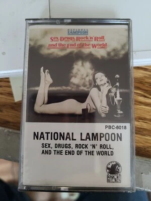 RARE National Lampoon Sex Drugs Rock 'Roll And  End Of The World CASSETTE new - Image 1 of 4