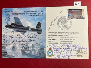 A71 FDC 40th Ann N.A. Mitchell 1983 Signed: Bechtel, Bordelon, Gruca, Olander - Picture 1 of 5
