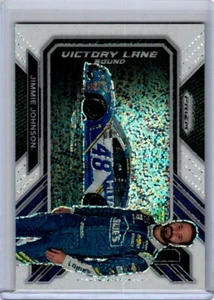 Panini Prizm Jimmie Johnson White Sparkle SSP - Picture 1 of 2