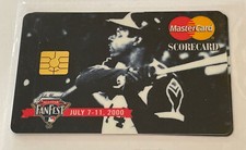 Hank Aaron 2000 All-Star Fanfest Mastercard Scorecard Atlanta Braves MLB HOF