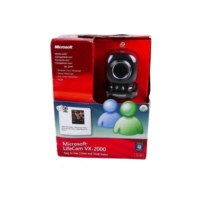 Microsoft Lifecam VX-2000 with microphone - Model 1381 - BOXED - image 1 of 4