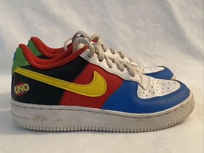 Nike Air Force 1 DO6635-100 UNO 50º ANIVERSARIO ZAPATOS Jóvenes Niños 12.5C En muy buena condición Foto 1 de 4