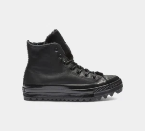 Converse CTAS Lift Ripple Hi 562422C Black Womens Uk 3-8 - Picture 1 of 4