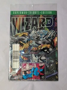 WIZARD SUPERMAN TRIBUTE PRIMA EDIZIONE SIGILLATO IN FABBRICA con CARTA DA COLLEZIONE - Foto 1 di 3