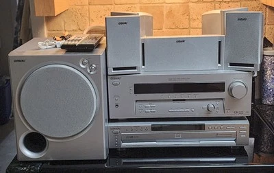 SONY STR-K850P 5.1 Surround Receiver & DVP-NC665P 5-Disc CD/DVD Changer  BUNDLES - Image 1 of 4