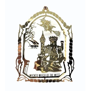 Wizard of Oz Wicked Witch of the West Ornament Brass Flying Monkeys Evil Castle - Picture 1 of 8