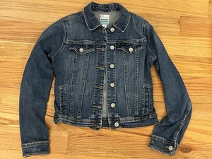 EUC Girls JACKET Sz XL Old Navy Med Denim Blue Classic BTS - Picture 1 of 2