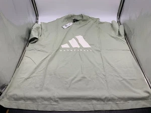 Adidas One Ctn Jer T Basketball - Grün - Größe 2XL - Neu - Bild 1 von 3
