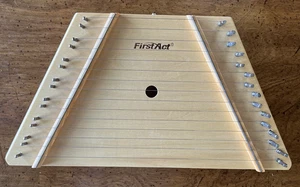 First Act Lap Harp Dulcimer Wood 15" w/ 10 Song Sheets, Tuning Key, Extra String - Picture 1 of 10
