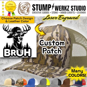 Gorra de béisbol personalizada de camionero Richardson ciervo caza Buck Bruh - Imagen 1 de 23