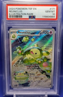 Reuniclus 171/162 PSA 10 GEM MINT Sv05: Temporal Forces Holo - Image 1 of 3
