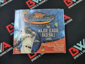 2001 Topps Finest Baseball Jumbo Hobby Box 10ct Factory Sealed - Picture 1 of 3