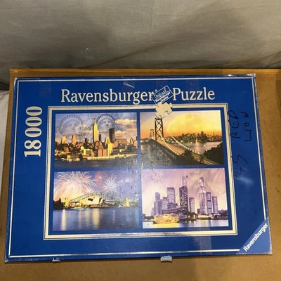Ravensburger 18,000 Piece Puzzle – Skylines of the World – 3 Of 4 Bags Sealed  - Image 1 of 4