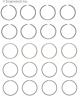 Juego de anillos de pistón para furgoneta Pathfinder 85-89 Nissan 720 D21 C89024-100 Foto 1 de 4