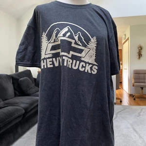Chevy Trucks Dark Grey T Shirt Size XL - Picture 1 of 6
