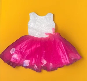 Flower Girl Bridesmaid Wedding Dance Recital Formal Party Dress 24 Months - Picture 1 of 5