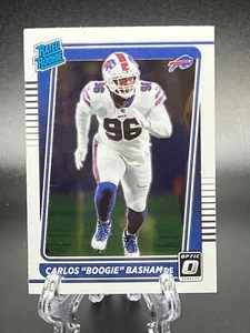 2021 RC CARLOS BOOGIE BASHAM DONRUSS OPTIC FOOTBALL ROOKIE BUFFALO BILLS #277 - Picture 1 of 2
