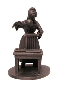 THE FRANKLIN MINT FINE PEWTER 1974 THE CANDLEMAKER 4" - Picture 1 of 6